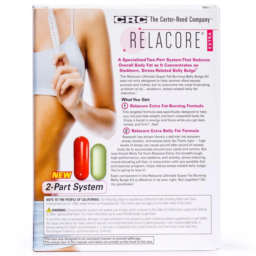 商品Relacore|强效腹部燃脂胶囊,价格¥223,第2张图片详细描述