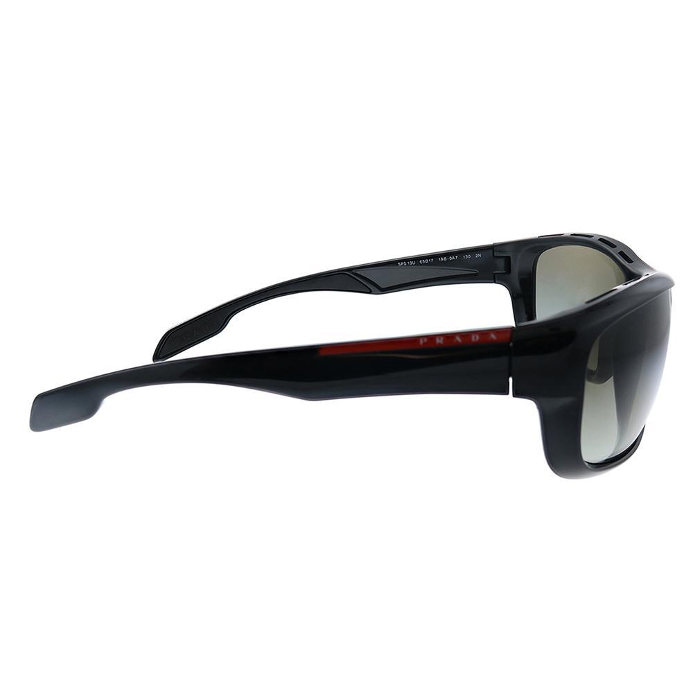 Prada Linea Rossa  PS 13US 1AB0A7 65mm Unisex Rectangle Sunglasses商品第1张图片规格展示