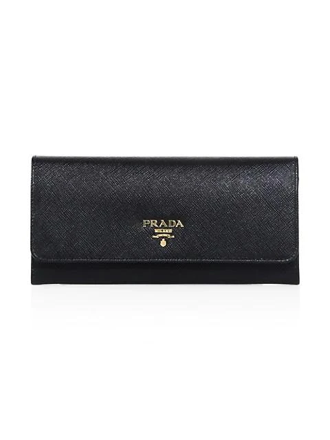 商品Prada|Leather Continental Wallet,价格¥5475,第1张图片