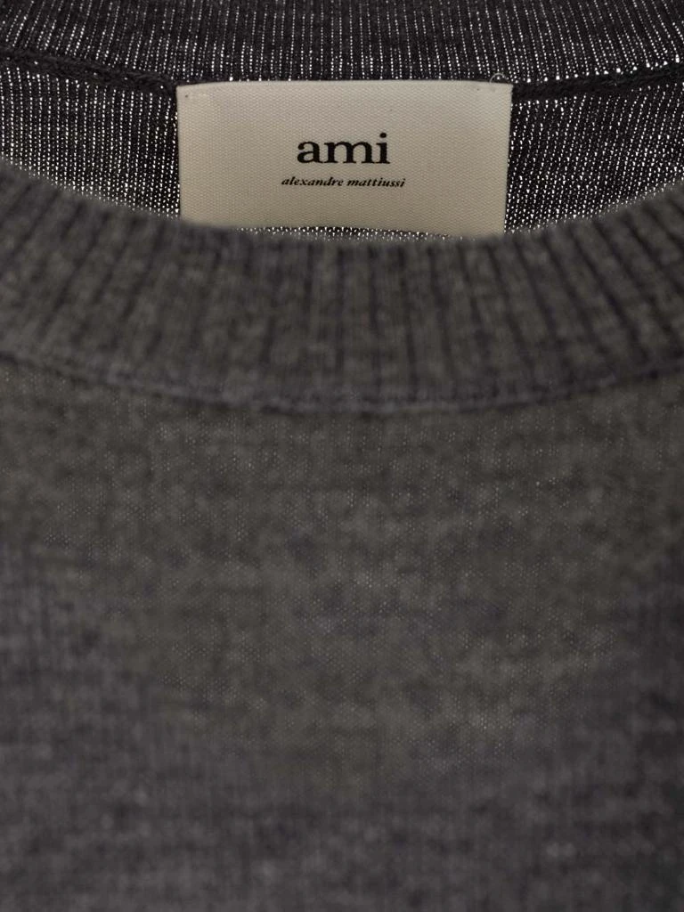 商品AMI|Grey ami De Coeur Sweater,价格¥2247,第3张图片详细描述