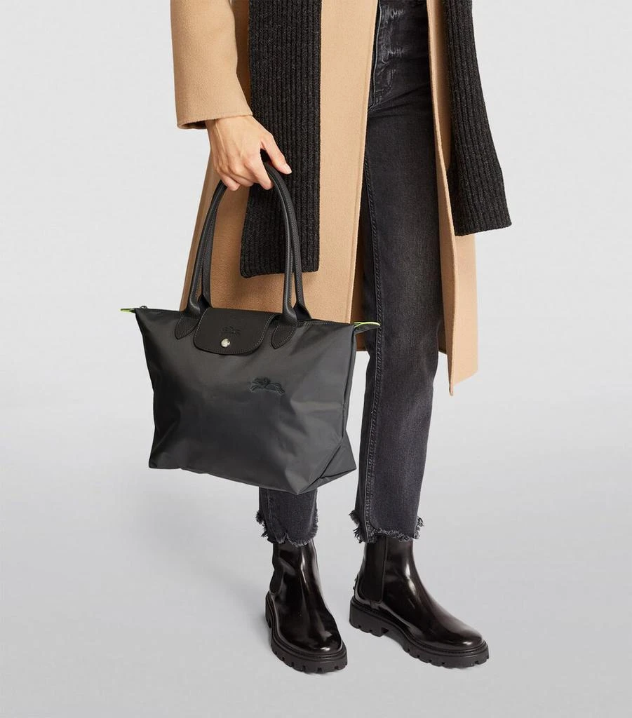 商品Longchamp|Medium Le Pliage Green Tote Bag,价格¥1136,第2张图片详细描述