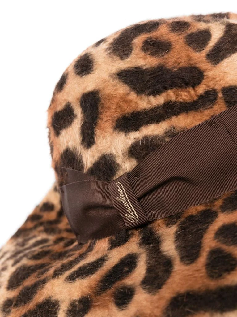 商品BORSALINO|BORSALINO - Sophie Leopard Felt Fedora Hat,价格¥2662,第2张图片详细描述