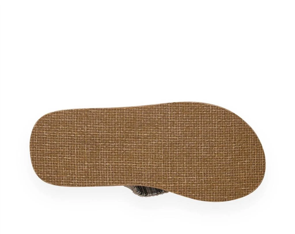 商品Sanuk|Men'S Fraid Not Soft Top Flip Flop in Natural,价格¥366,第4张图片详细描述