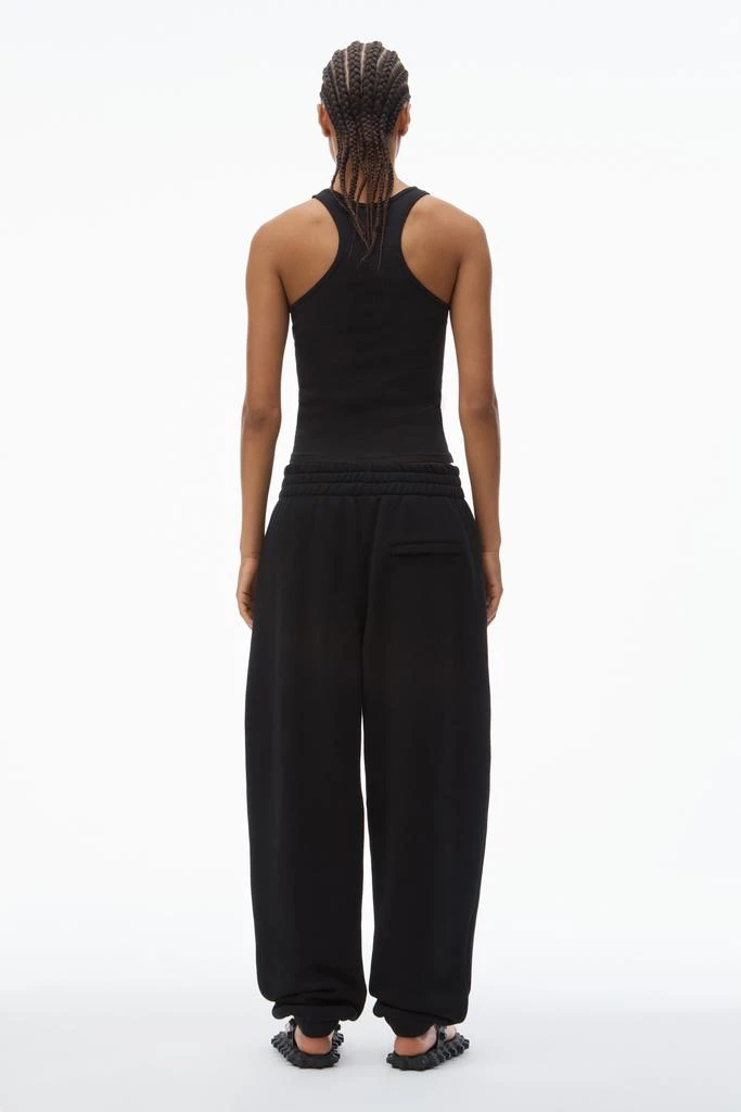 商品Alexander Wang|PUFF LOGO SWEATPANT IN STRUCTURED TERRY,价格¥2217,第5张图片详细描述