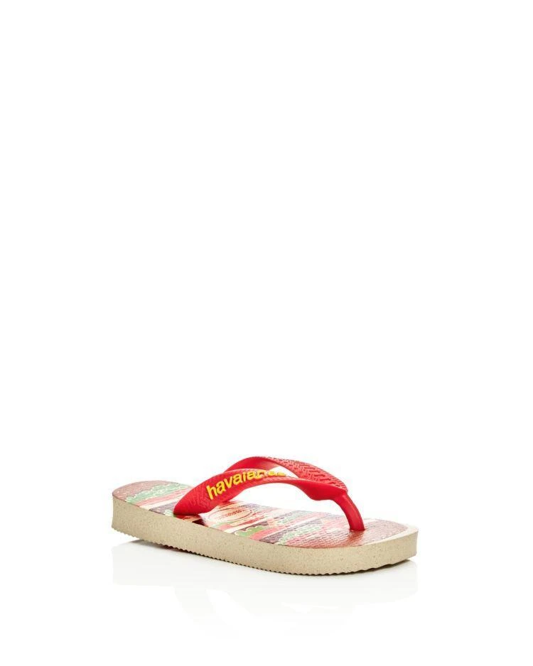 商品Havaianas|男孩(幼儿/小童)Boys' Fast Food Flip-Flops - Walker, Toddler, Little Kid,价格¥141,第1张图片