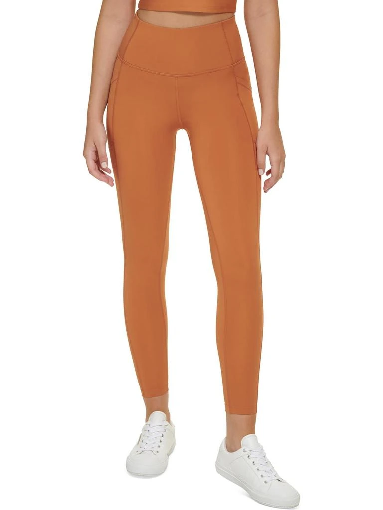 商品Calvin Klein|Womens Side Pocket Stretch Athletic Leggings,价格¥183,第2张图片详细描述