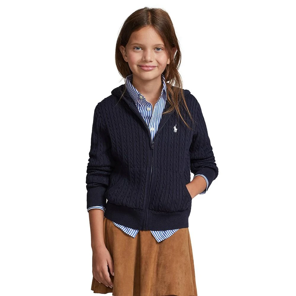 商品Ralph Lauren|女大童全拉链连帽衫,价格¥380,第4张图片详细描述