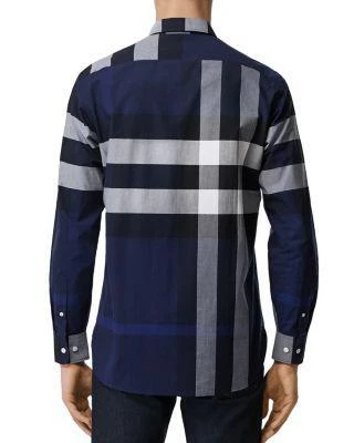 商品Burberry|Windsor Check-Pattern Classic Fit Shirt,价格¥1736,第2张图片详细描述