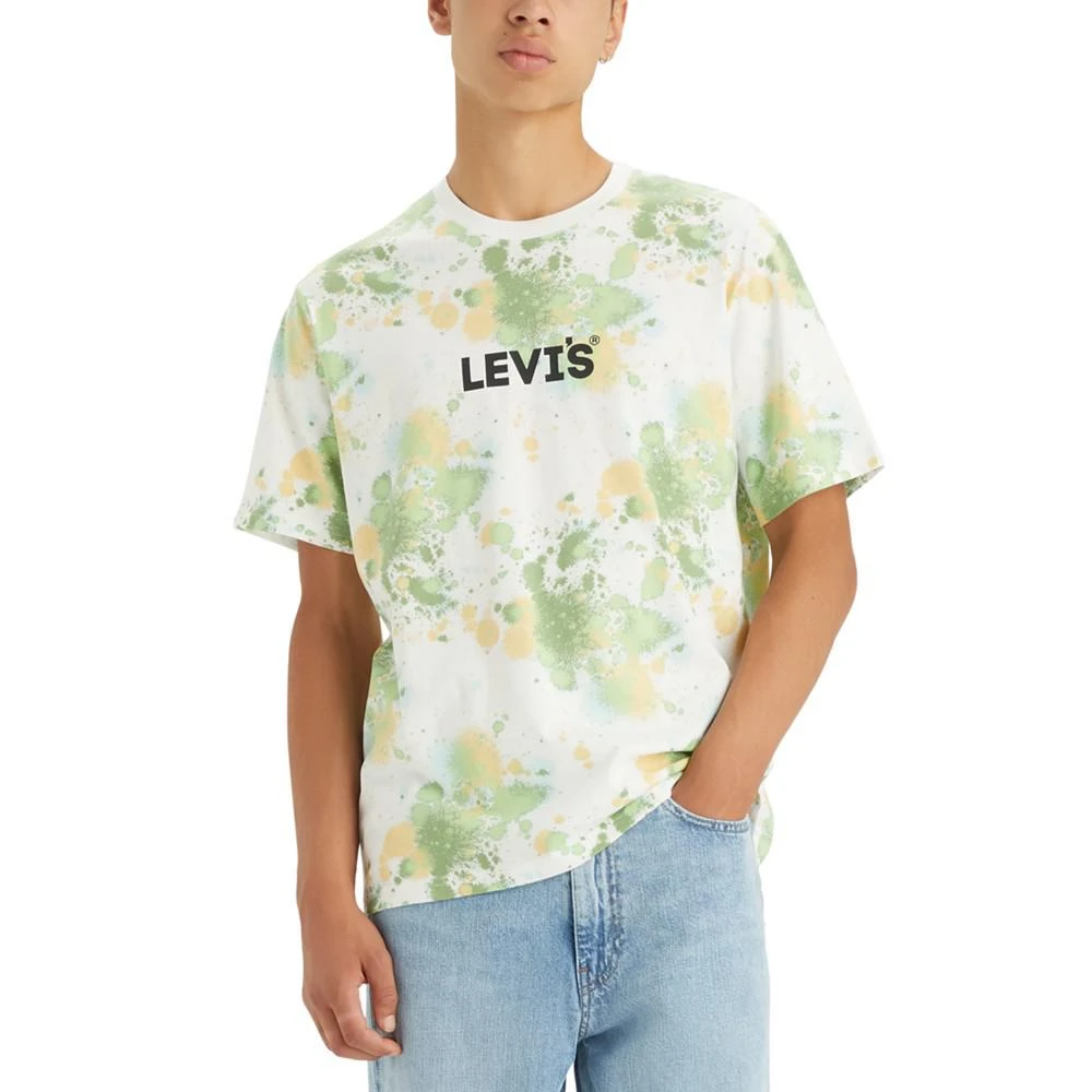 Levi's | Men's Relaxed-Fit Paint Splatter Logo T-Shirt