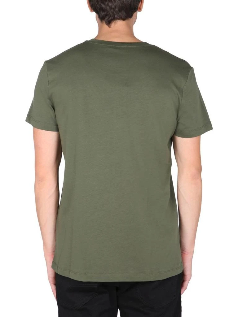 商品Balmain|Balmain Men&#39;s  Green Cotton T Shirt,价格¥2665,第3张图片详细描述