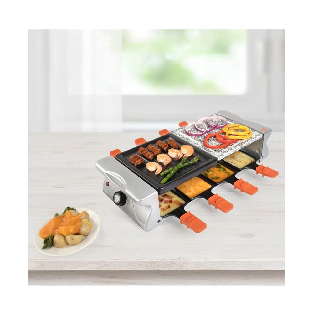 Deluxe Cheese 8-Pan Raclette and Grill 商品