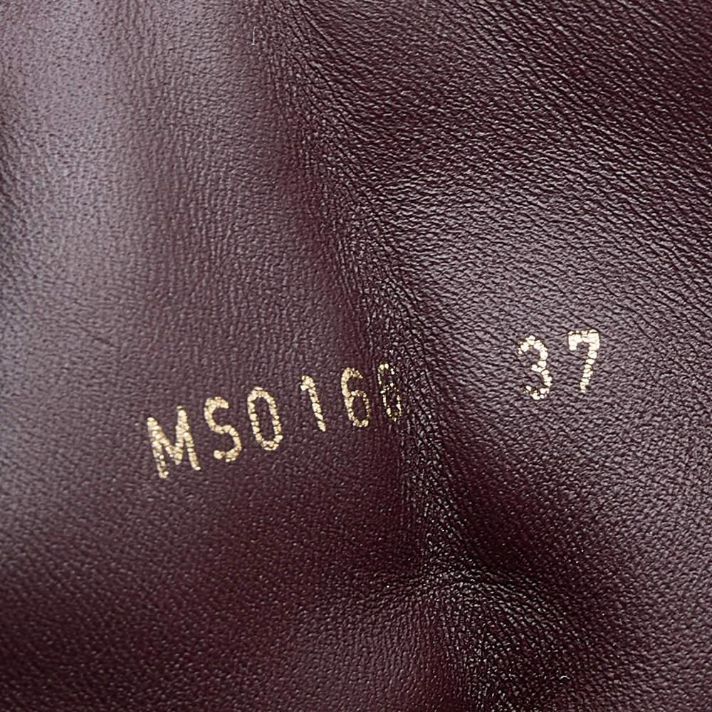 Louis Vuitton Burgundy Monogram Fabric And Suede High Top Sneakers Size 37 商品