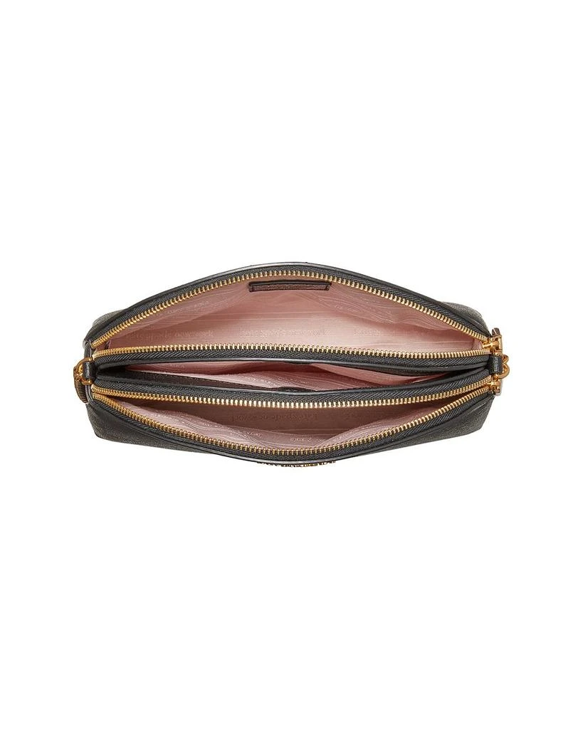 Morgan Saffiano Leather Double Zip Dome Crossbody 商品