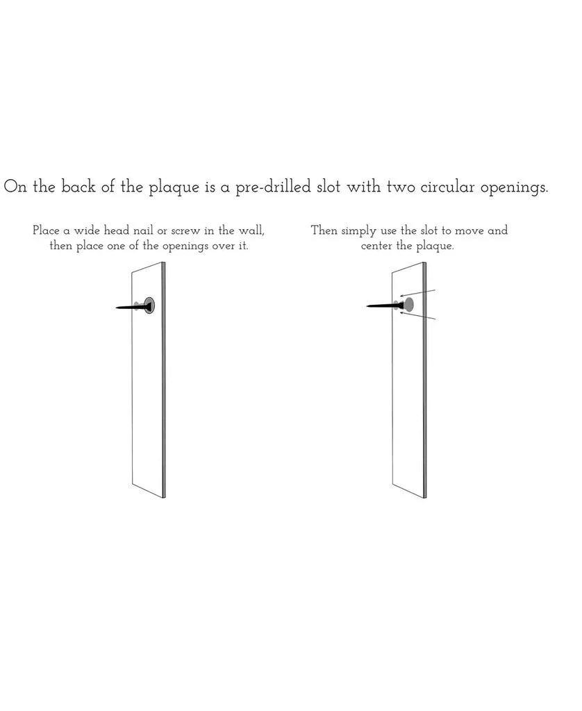 商品Stupell Industries|The Kids Room by Stupell Gray and Navy Superhero Rules Typography Wall Plaque Art, 7" L x 17" H,价格¥175,第3张图片详细描述