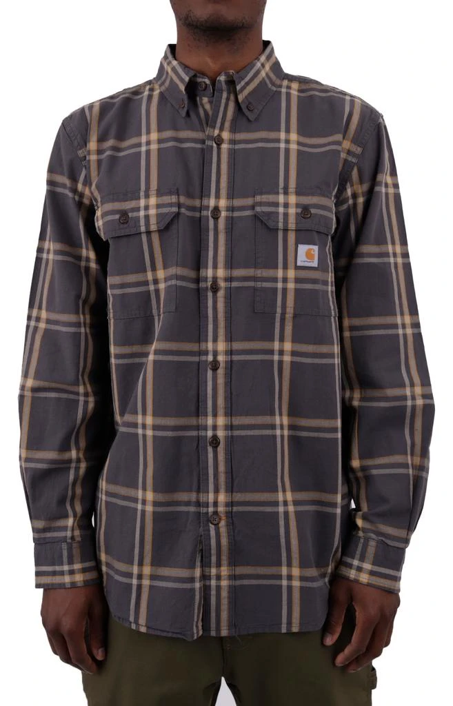 商品Carhartt|(105433) Loose Fit MW Chambray L/S Plaid Shirt - Shadow,价格¥330,第1张图片