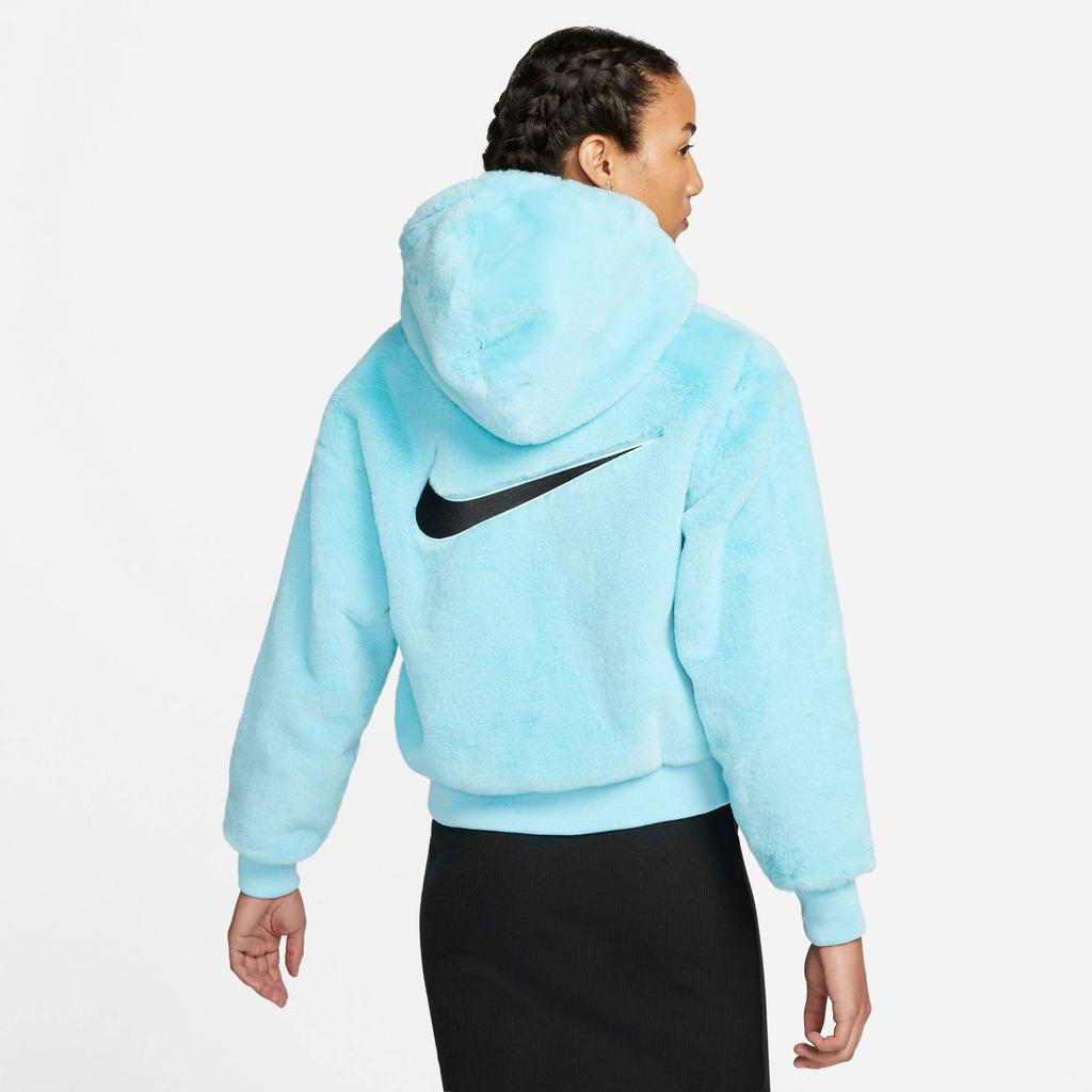 商品NIKE|Nike Women's Sportswear Essentials Faux Fur Full-Zip Jacket,价格¥655-¥876,第5张图片详细描述