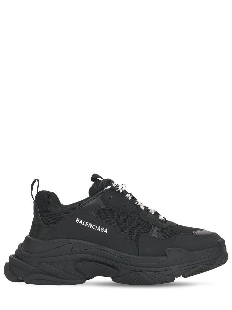 商品Balenciaga|巴黎世家纯黑色老爹鞋,价格¥8433,第1张图片