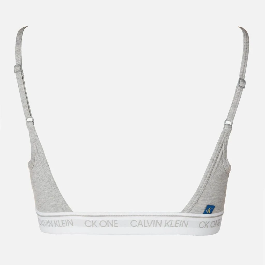 商品Calvin Klein|Calvin Klein Women's Unlined Bralette - Grey Heather,价格¥124,第2张图片详细描述