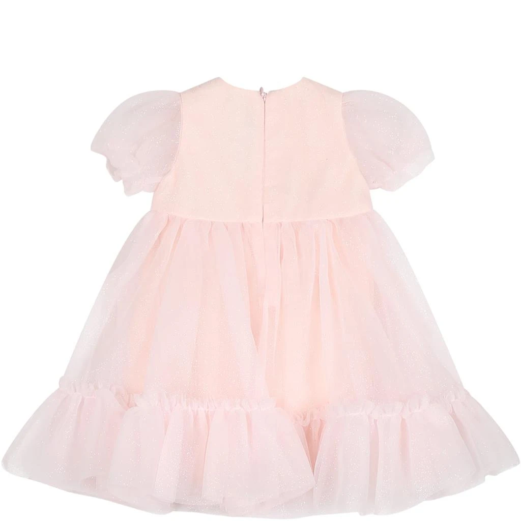 商品SIMONETTA|Pink Dress For Baby Girl,价格¥1977,第2张图片详细描述