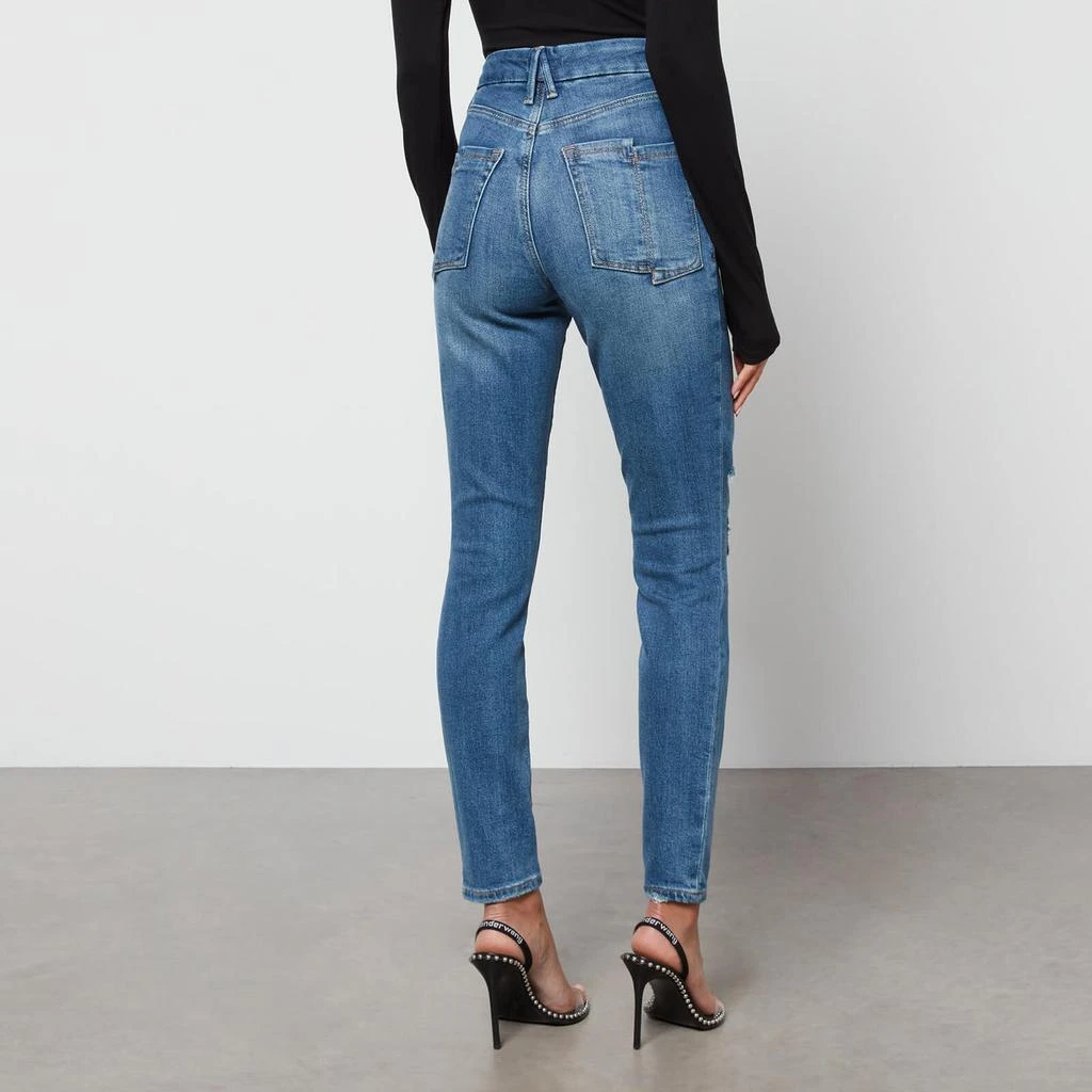 商品Good American|Good American Good Legs Stretch-Denim Slim-Leg Jeans,价格¥317,第2张图片详细描述