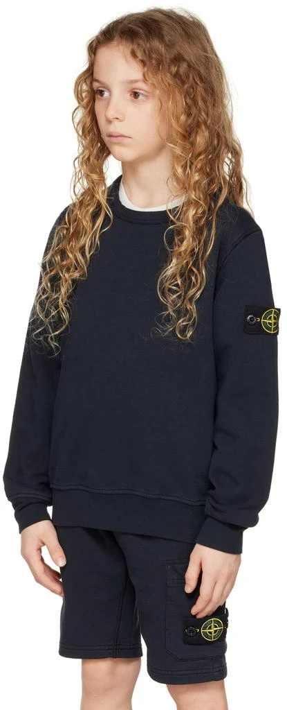 商品Stone Island Junior|Kids Navy Patch Sweatshirt,价格¥399,第4张图片详细描述