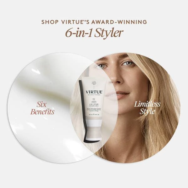 商品VIRTUE|VIRTUE One for All 6-in-1 Styler Cream Travel Size 60ml,价格¥160,第3张图片详细描述