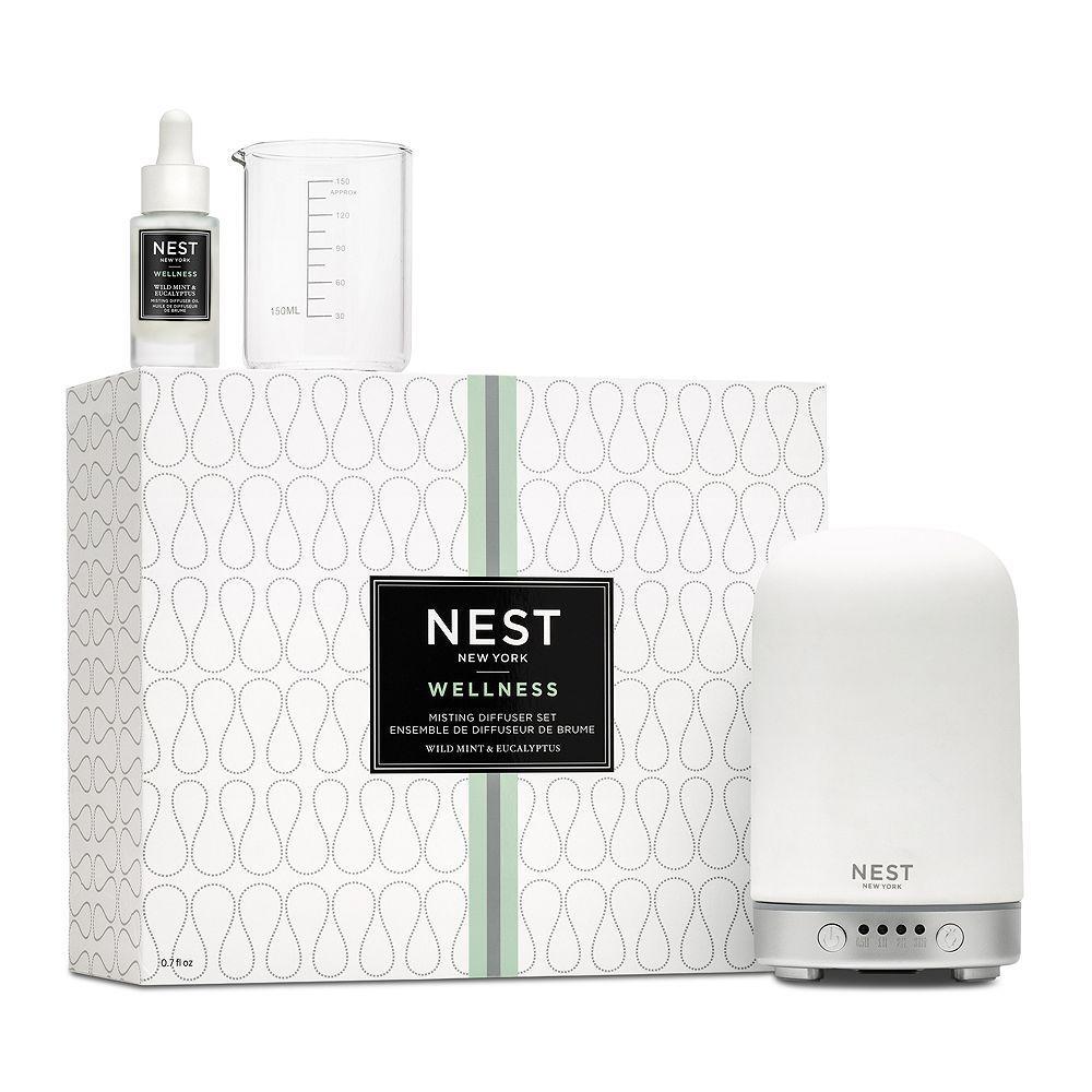 商品NEST New York|Misting Electronic Diffuser Set with Wild Mint & Eucalyptus Fragrance Oil,价格¥711,第1张图片