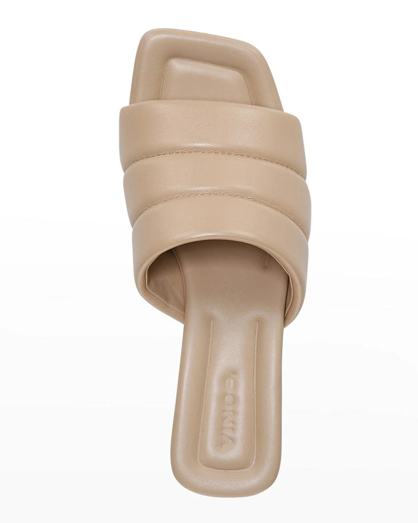 商品Vince|Ceil Leather Slide Heel Sandals,价格¥1214,第5张图片详细描述