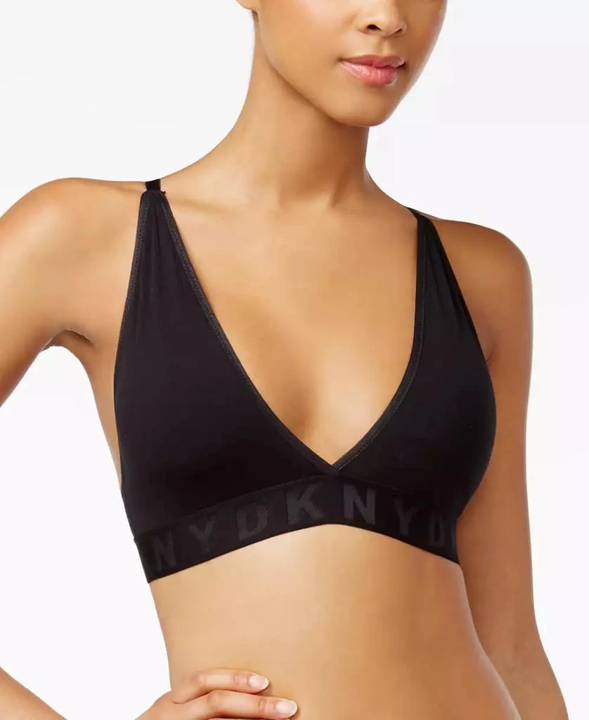 商品DKNY|Litewear Seamless Ribbed Bralette DK4026,价格¥106,第1张图片