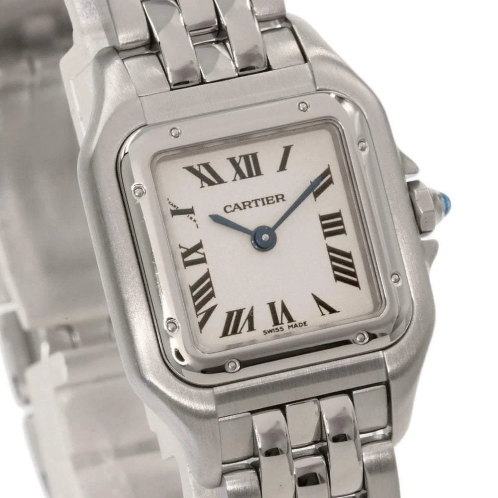商品[二手商品] Cartier|Cartier White Stainless Steel Panthere W25033P5 Women's Wristwatch 22 mm,价格¥23897,第5张图片详细描述