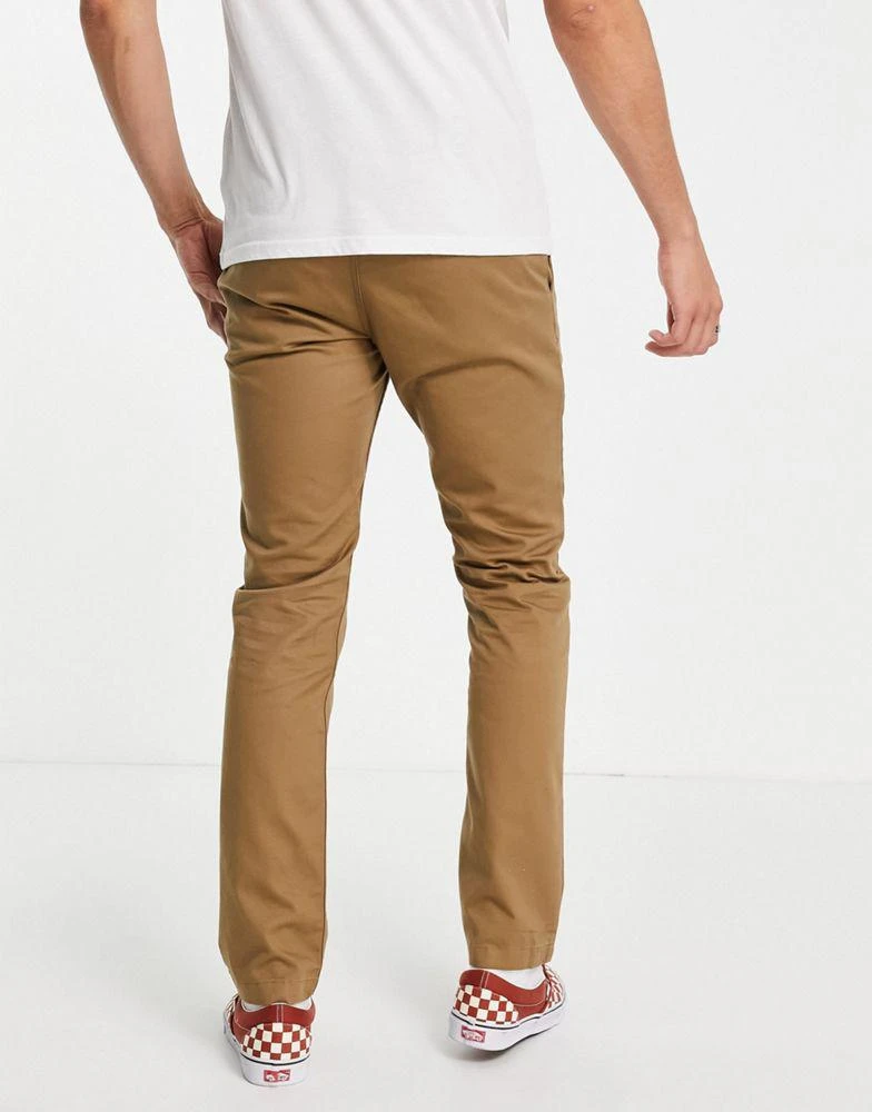 商品Vans|Vans Authentic slim fit chino trousers in brown,价格¥336,第2张图片详细描述