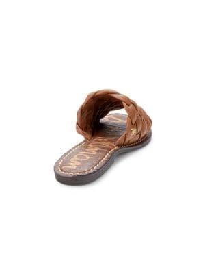 商品Sam Edelman|Griffin Woven Leather Flat Sandals,价格¥257,第3张图片详细描述