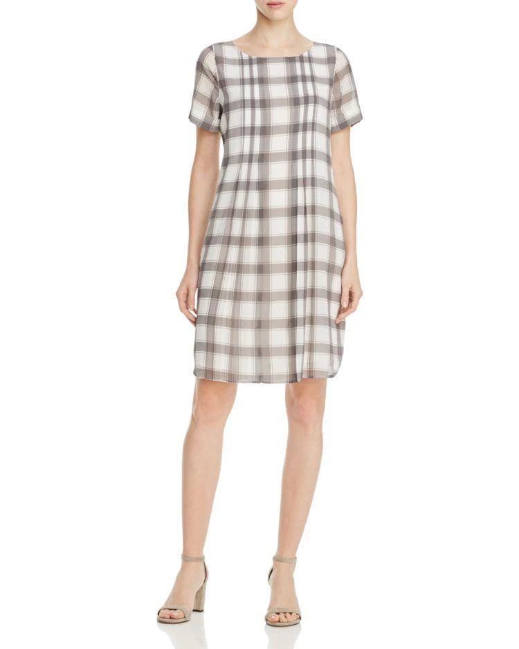 商品FOXCROFT|Foxcroft Buffalo Plaid Shift Dress,价格¥550,第3张图片详细描述
