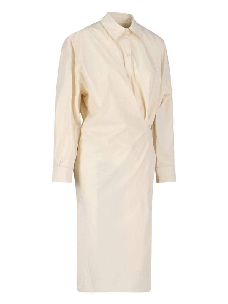 商品Lemaire|Lemaire Long-Sleeved Ruched Midi Dress,价格¥2434,第3张图片详细描述