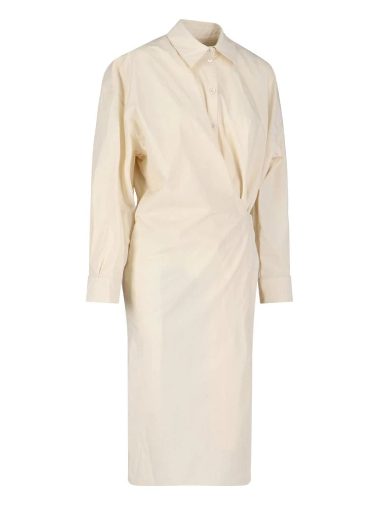 商品Lemaire|Lemaire Long-Sleeved Ruched Midi Dress,价格¥2573,第3张图片详细描述