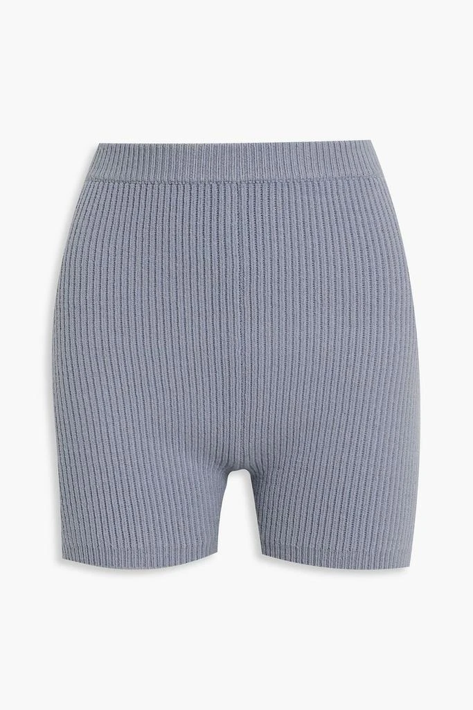 商品Alexander Wang|Ribbed wool-blend shorts,价格¥557,第1张图片