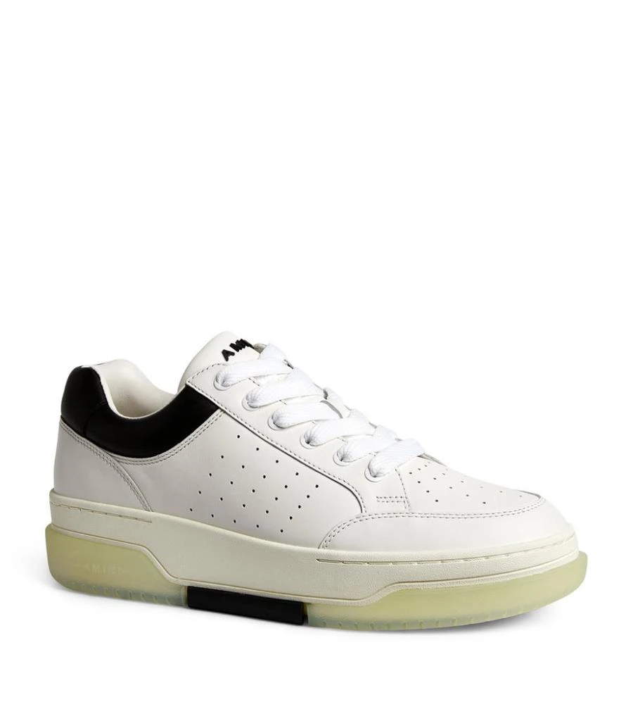 商品AMIRI|Leather Stadium Low-Top Sneakers,价格¥5352,第4张图片详细描述