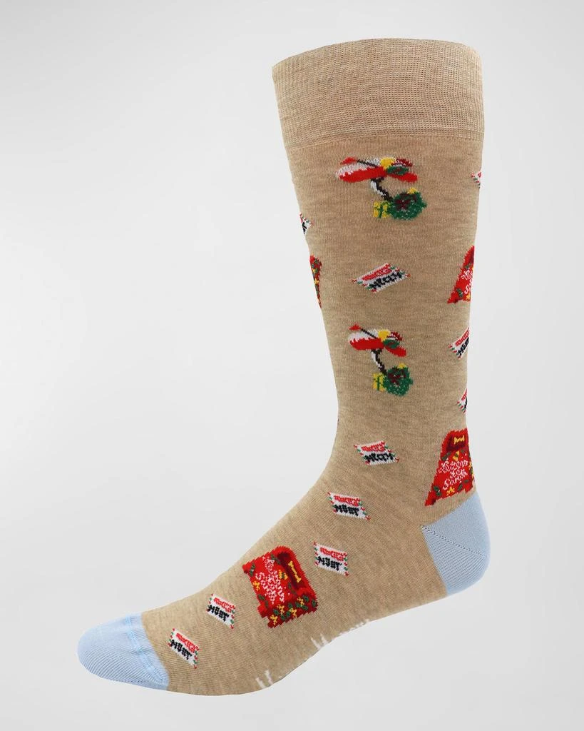 Men's 6-Pack Christmas Crew Socks Set 商品