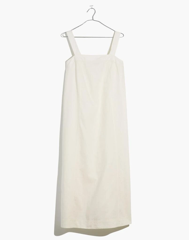 商品Madewell|Linen-Cotton Princess-Seamed Midi Dress,价格¥315,第5张图片详细描述