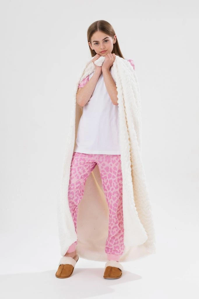 商品HYPE GIRLS|HYPE GIRLS PINK LEOPARD SCRIPT PJ'S,价格¥261,第2张图片详细描述