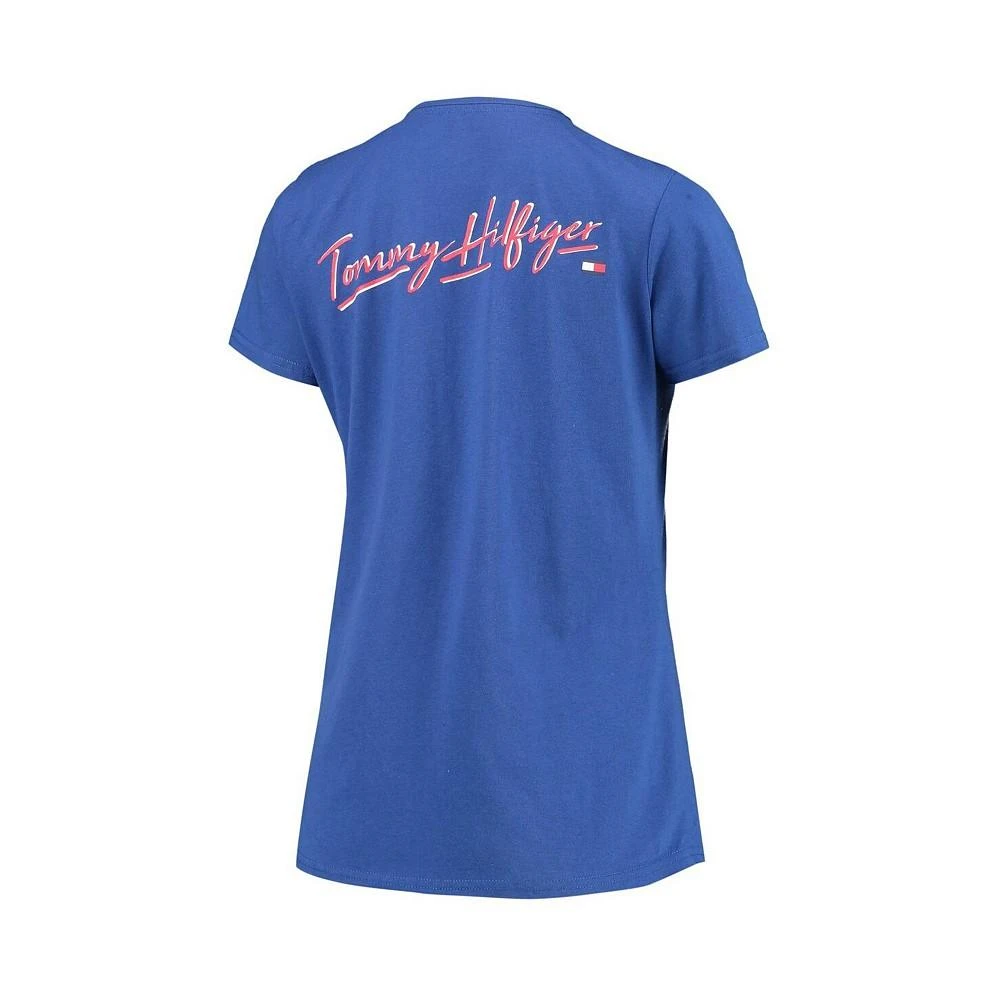 商品Tommy Hilfiger|Women's Royal Indianapolis Colts Riley V-Neck T-shirt,价格¥195,第3张图片详细描述