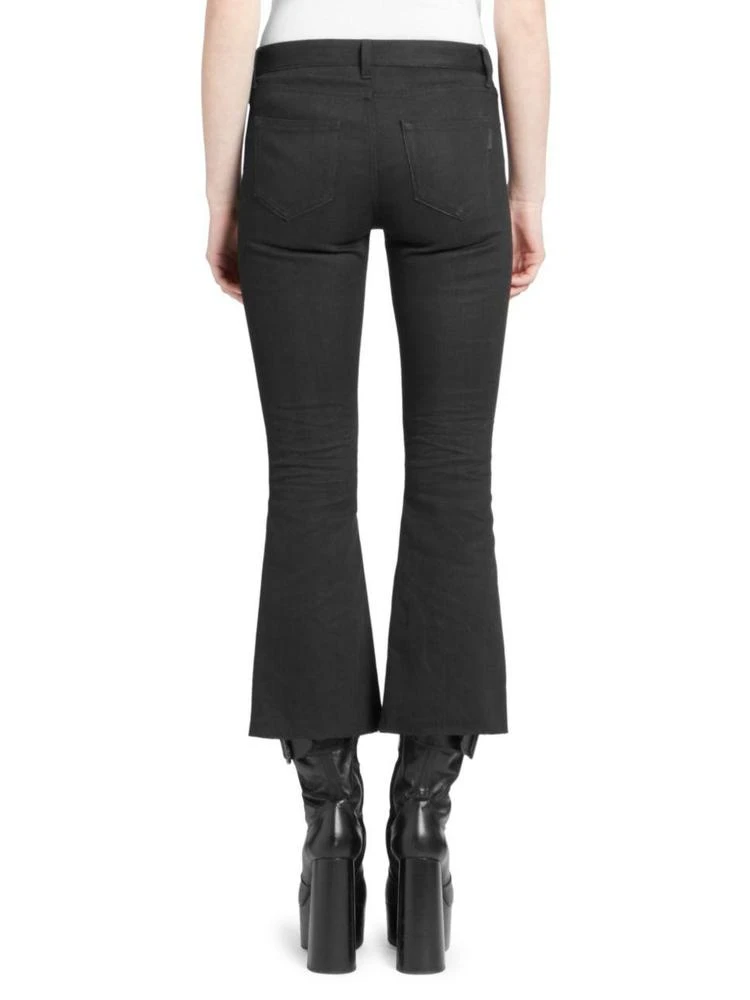 商品Yves Saint Laurent|Saint Laurent - Low-Rise Kick Flare Cropped Jeans,价格¥5152,第2张图片详细描述