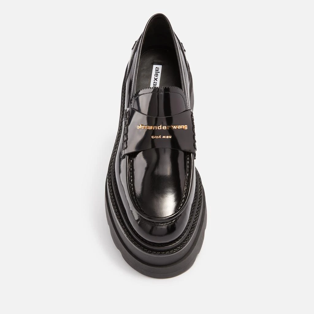 商品Alexander Wang|Alexander Wang Carter Patent-Leather Platform Loafers,价格¥5136,第3张图片详细描述