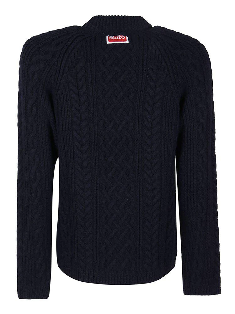 商品Kenzo|Kenzo Crewneck Cable-Knit Jumper,价格¥2433,第1张图片