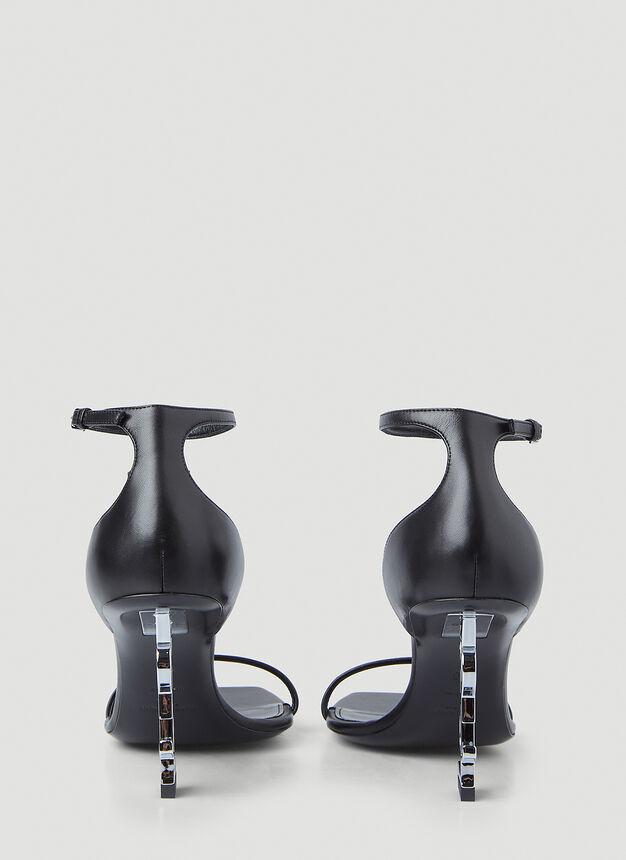 Opyum Monogram High Heels in Black商品第4张图片规格展示