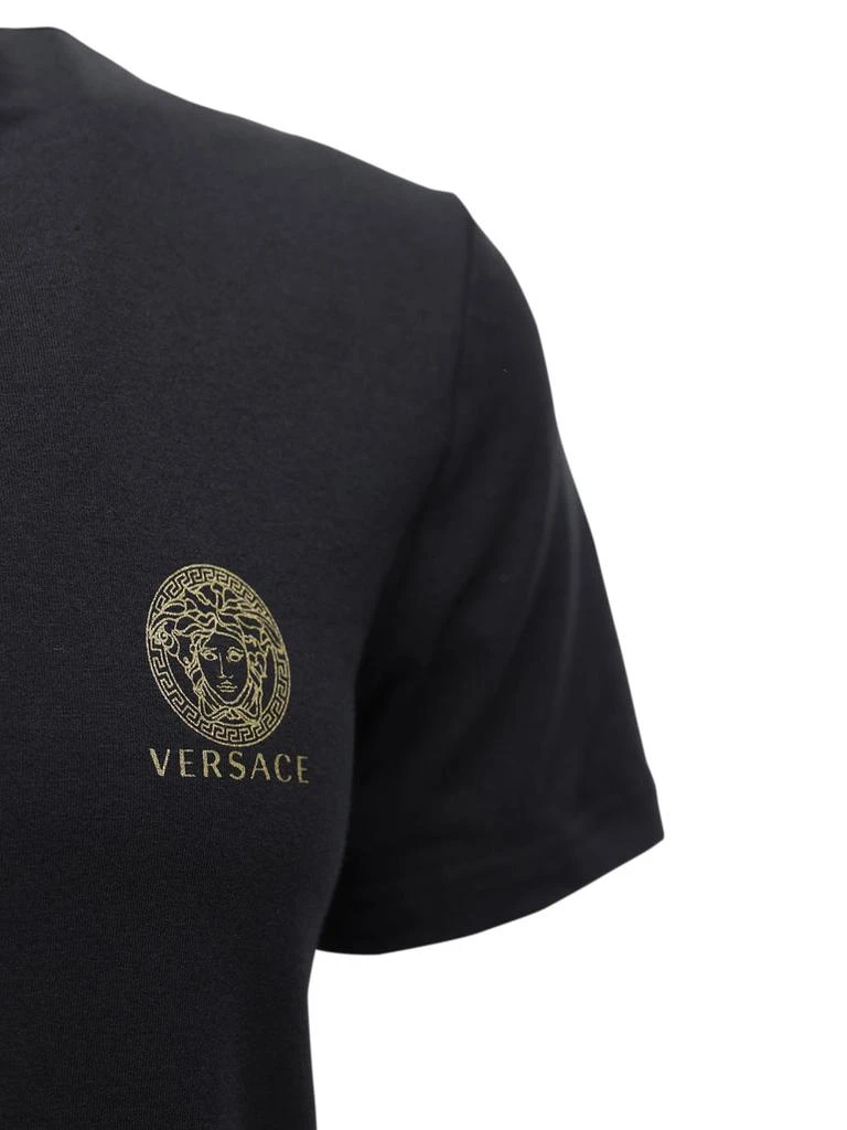 商品Versace|Logo Print Stretch Cotton T-shirt,价格¥495,第3张图片详细描述