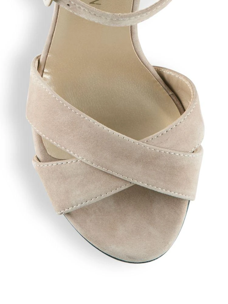 商品Stuart Weitzman|Leather Block Heel Sandals,价格¥551,第3张图片详细描述