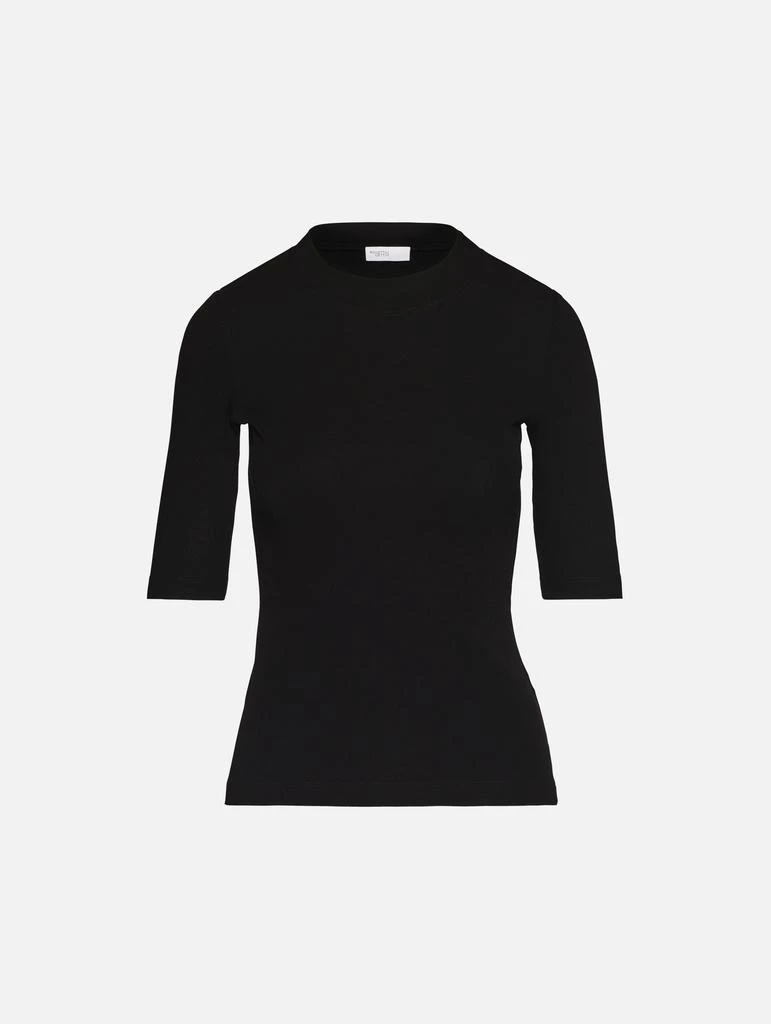 商品ROSETTA GETTY|Cropped Sleeve T-Shirt,价格¥2483,第1张图片