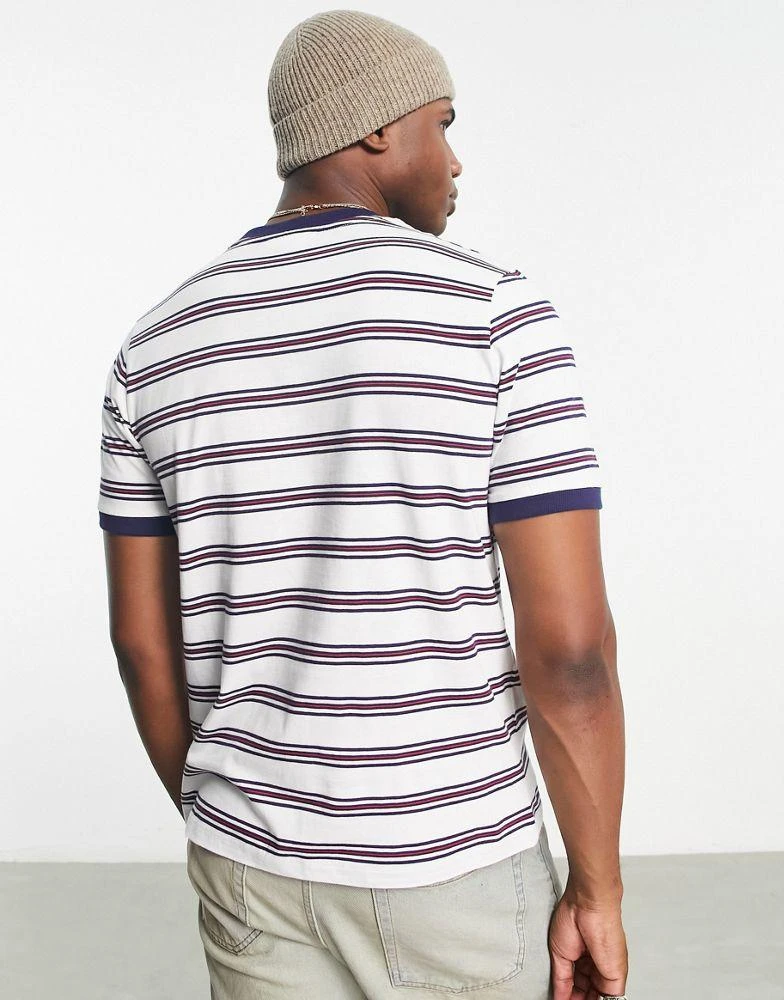 商品Fila|Fila striped t-shirt with branding white,价格¥174,第2张图片详细描述