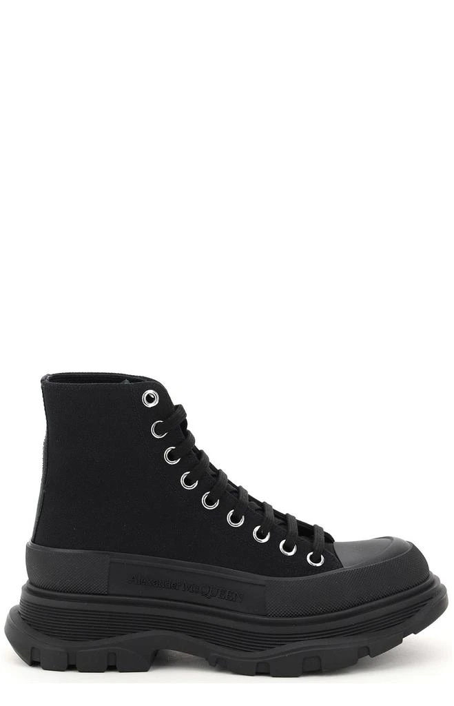 商品Alexander McQueen|Alexander McQueen Tread Slick High-Top Sneakers,价格¥5523,第1张图片